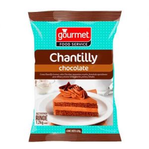 Crema Chantilly en Polvo Gourmet (chocolate) 430 gramos