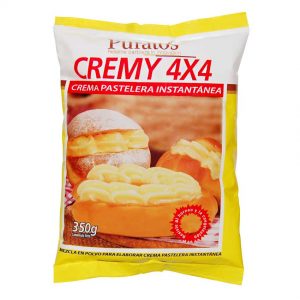 Crema Pastelera Puratos Cremy 4x4 350 gramos