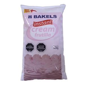 Crema Chantilly en Polvo Bakels (Frutilla) 600 gramos